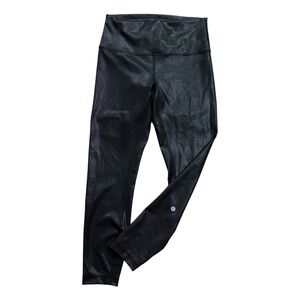 Lululemon Wunder Train High Rise Tight 25” Foil Limited Edition Size 8 NEW